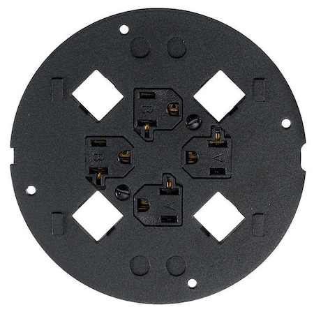 Hubbell Wiring Device-Kellems In Floor S1SP4X4SYS S1SP4X4SYS